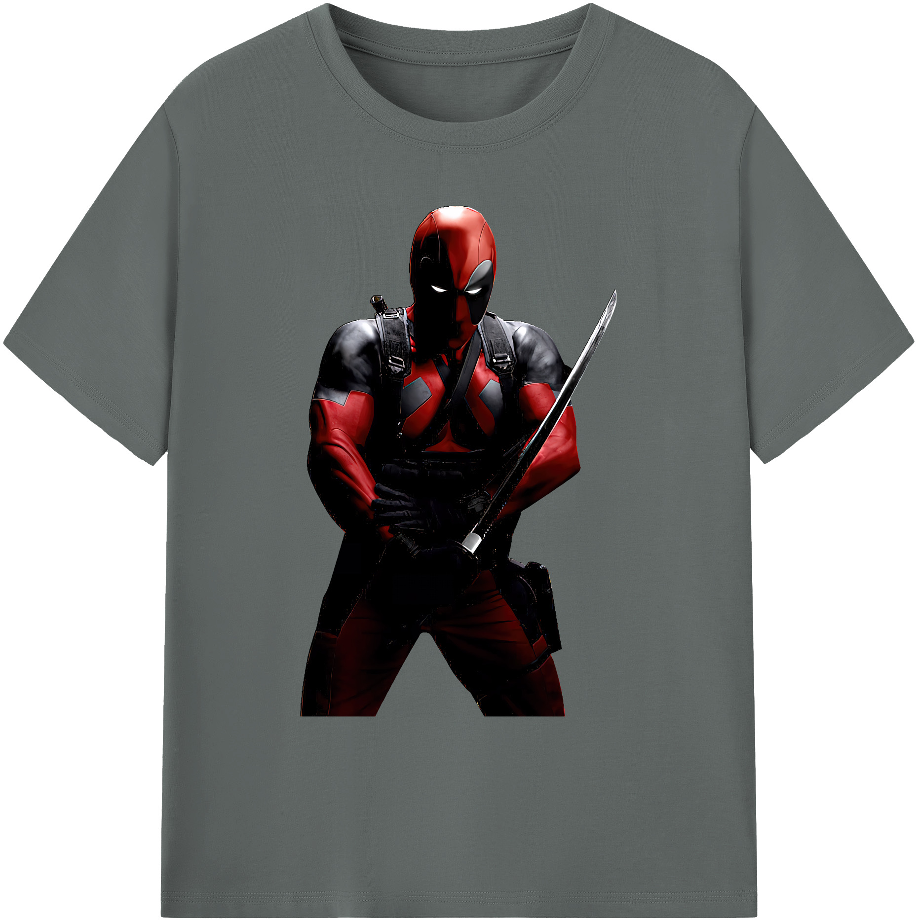（画像用） Deadpool デッドプール 綿100％ メンズ半袖Tシャツ｜肌触りやわらか＆通気性